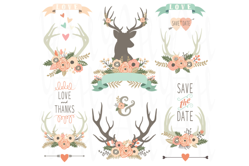 wedding-floral-antlers-elements