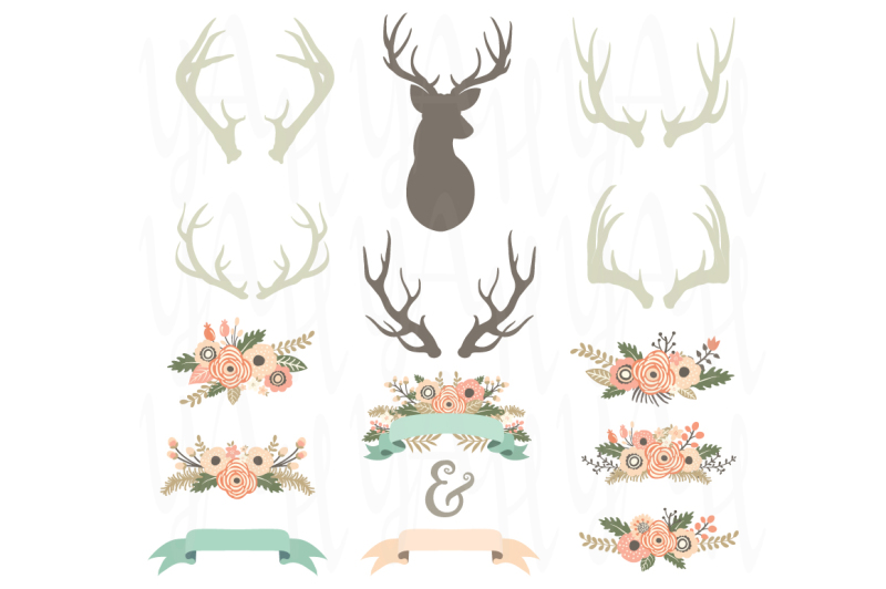 wedding-floral-antlers-elements