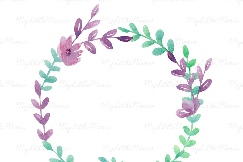 watercolor-wreath