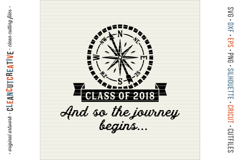 class-of-2018-compass-and-quote-design-svg-dxf-eps-png