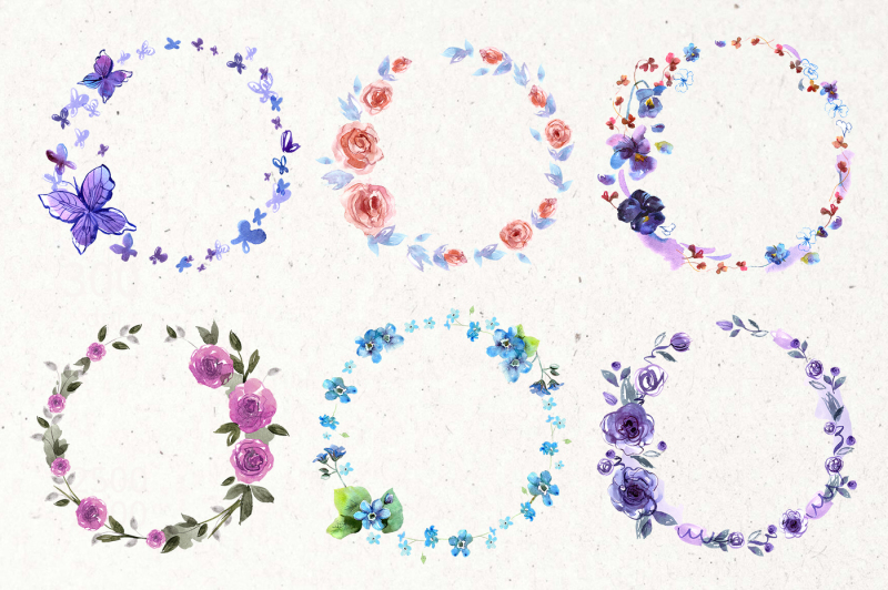 30-watercolor-floral-wreaths