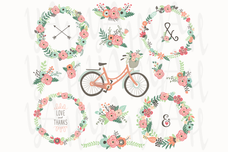 floral-wreaths-vintage-bicycles