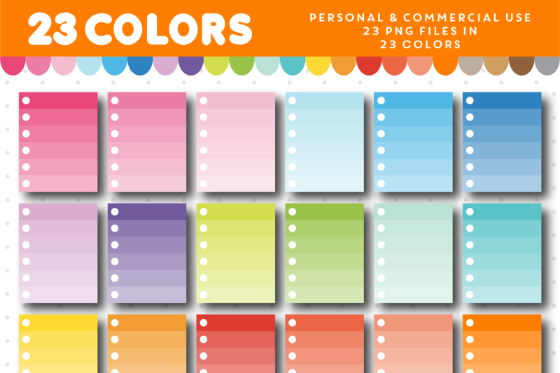 full-ombre-checkbox-clipart-with-6-rows-cl-965