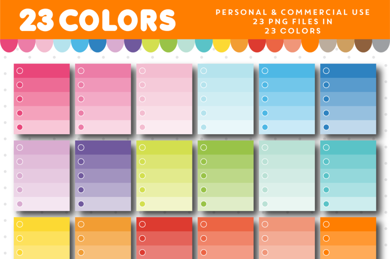 full-ombre-checkbox-clipart-with-5-rows-cl-966