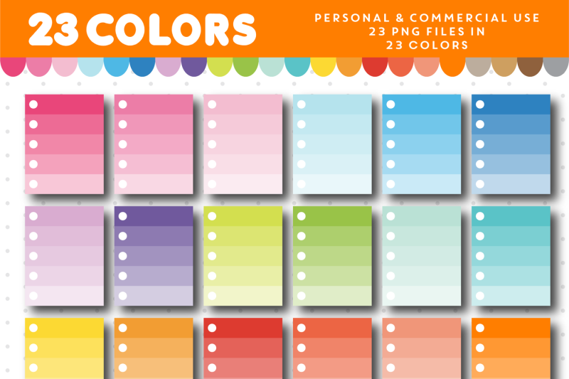 full-ombre-checkbox-clipart-with-5-rows-cl-964