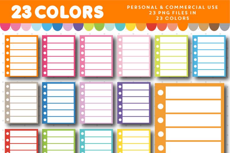 full-box-with-round-check-boxes-planner-clipart-cl-988