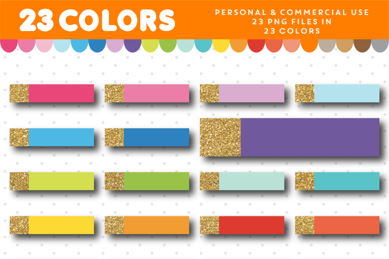 gold-header-clipart-in-23-colors-for-planners-cl-1672