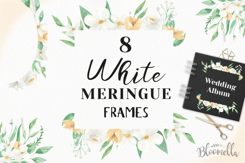 floral-frames-white-and-lemon-flowers-green-leaves-leaf-borders