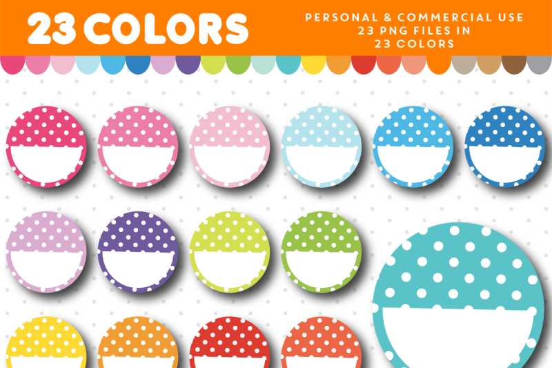 half-circle-planner-clipart-with-polka-dots-cl-978