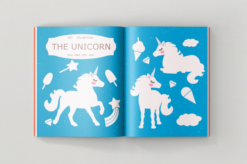 unicorn-svg-cut-files-clipart-illustration