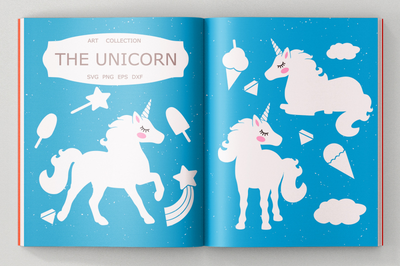 unicorn-svg-cut-files-clipart-illustration