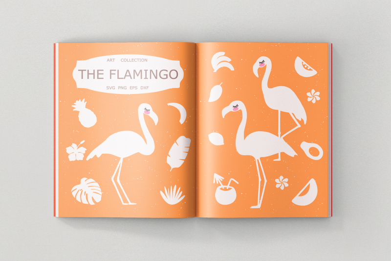 flamingo-svg-cut-files-clipart-illustration