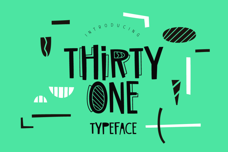 thirty-one-typeface