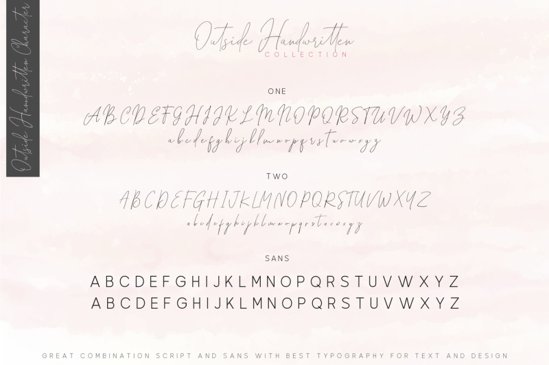 outside-collection-signature-font