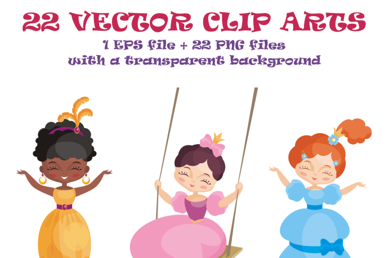 princesses-vector-clip-arts