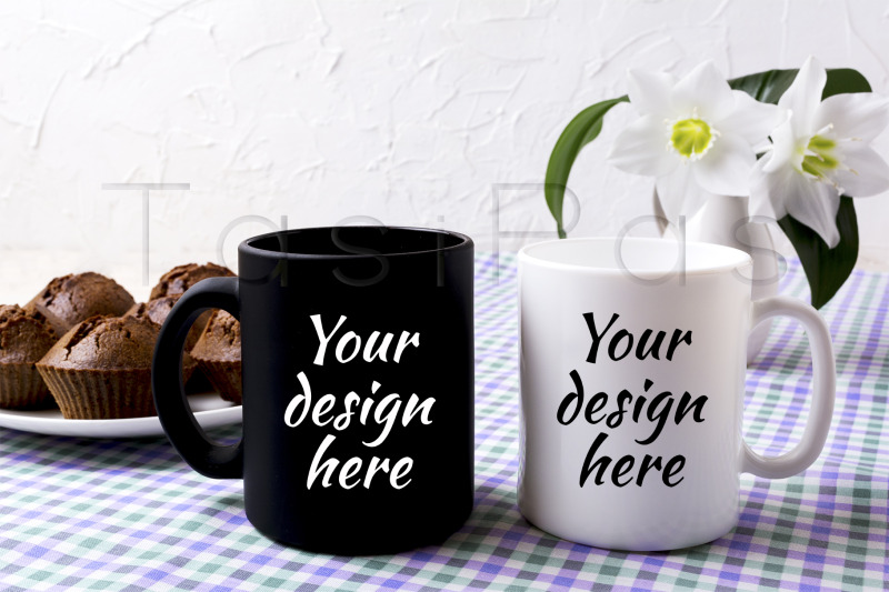 white-and-black-mug-mockup-with-chocolate-muffins