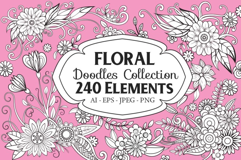 floral-doodles-collection