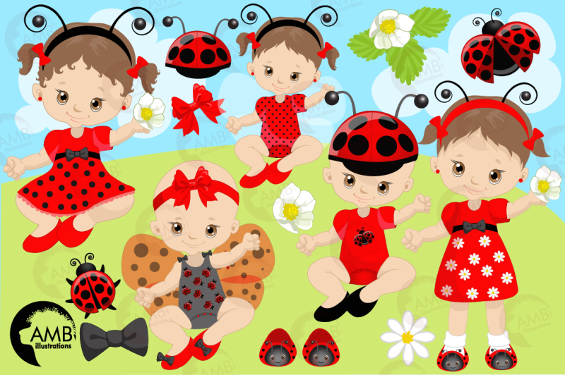 ladybug-babies-kids-clipart-amb-1086