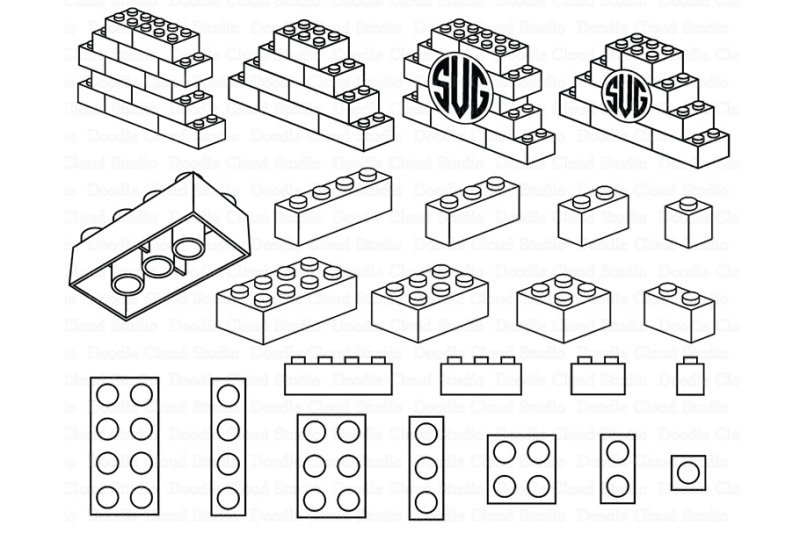 building-blocks-svg-plastic-bricks-svg-bricks-monogram-svg