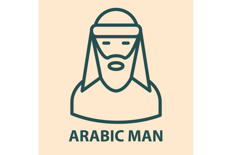 arabian-line-icon-set