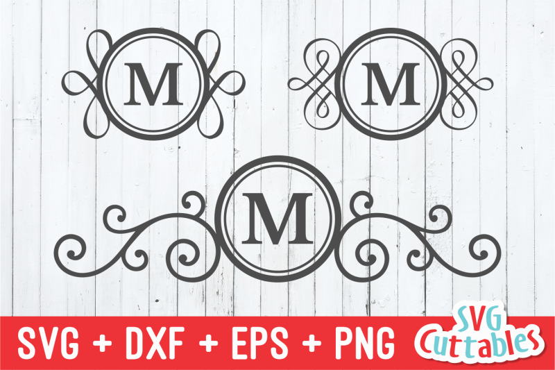 Download Mailbox Monogram Frame By Svg Cuttables | TheHungryJPEG.com