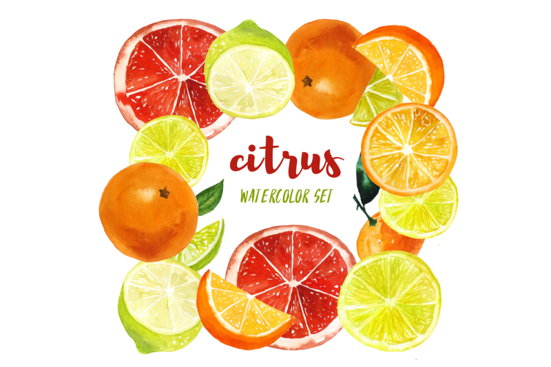 set-of-watercolor-citrus-fruits