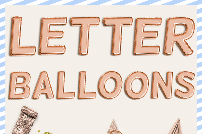 copper-balloon-letters