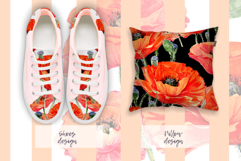 red-poppies-png-watercolor-set