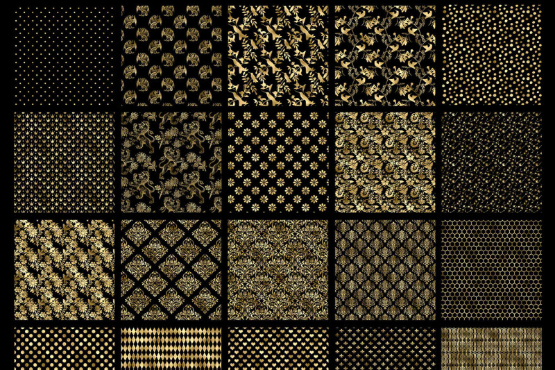 gold-pattern-overlays