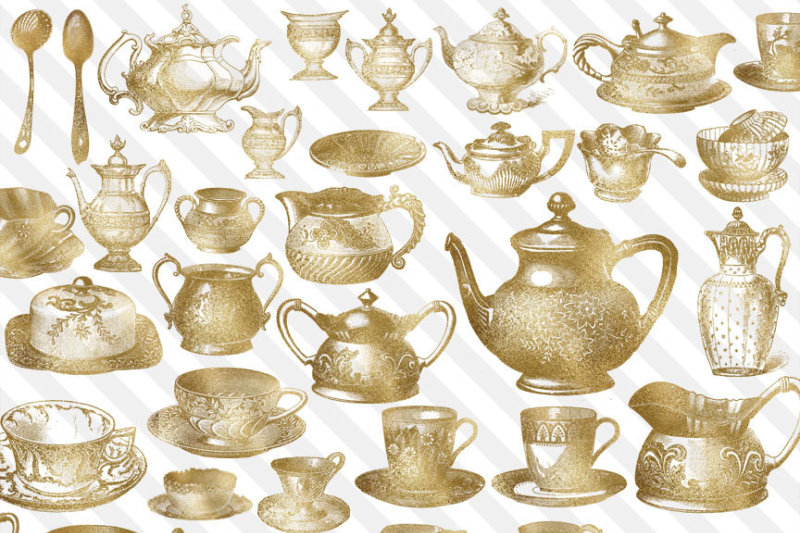 gold-tea-party-clipart