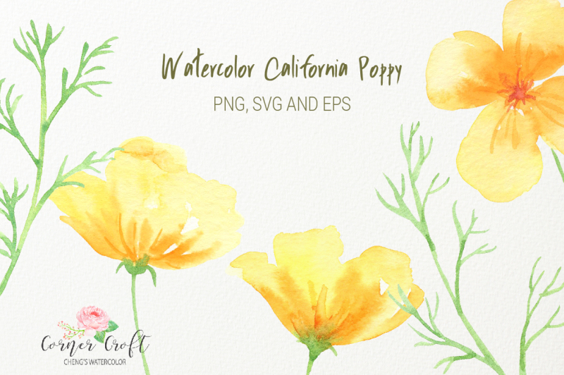 watercolor-california-poppy-png-svg-eps