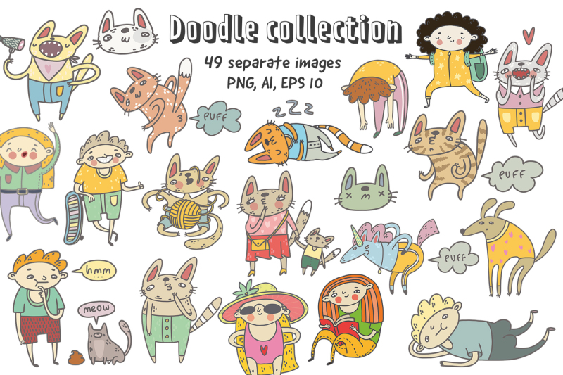 49-doodle-characters