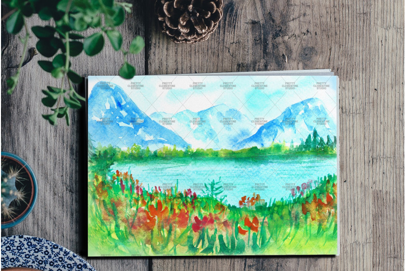 watercolor-landscapes-nature-scenes
