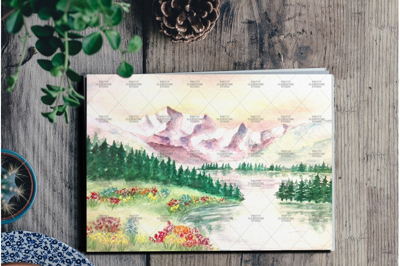 watercolor-landscapes-nature-scenes