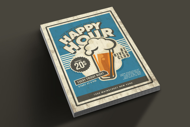 happy-hour-vintage-flyer