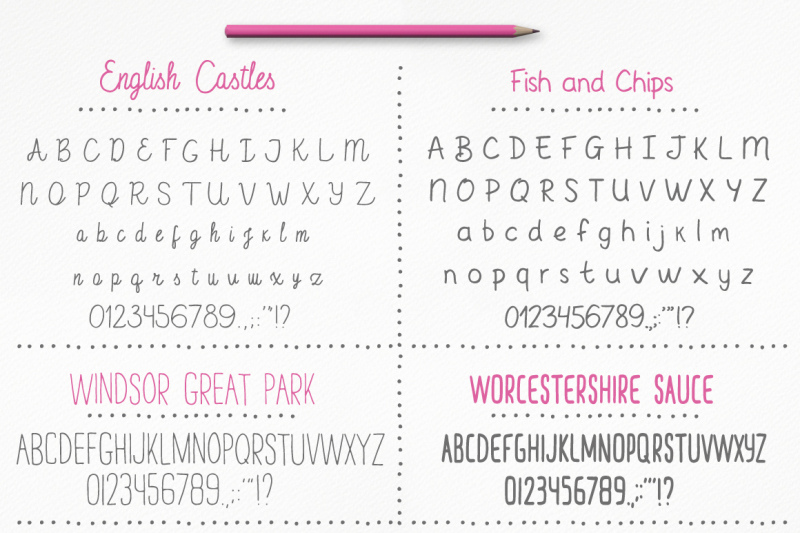 Handwritten Font Collection By Julia Dreams Thehungryjpeg Com