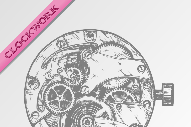 vector-illustration-of-clockwork