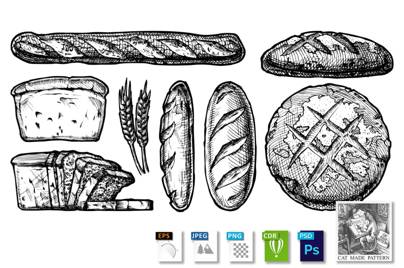 set-of-different-breads