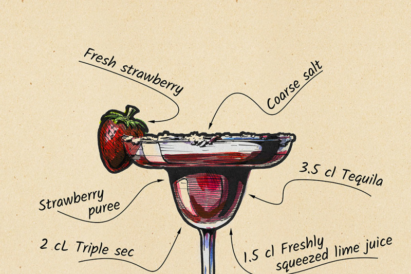 watercolor-alcohol-cocktails-set