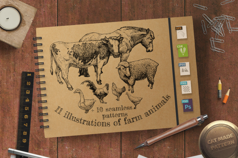 illustration-of-farm-animals