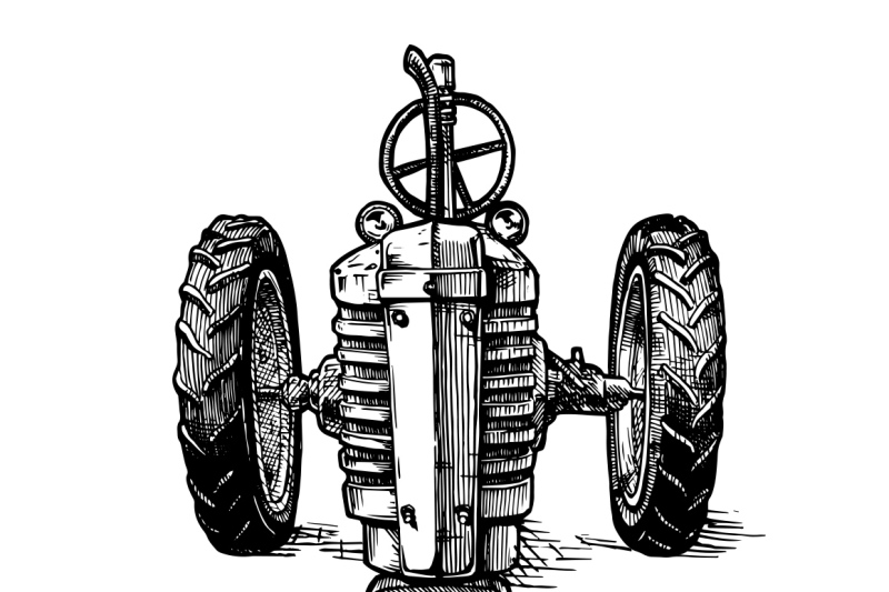 illustration-of-tractor