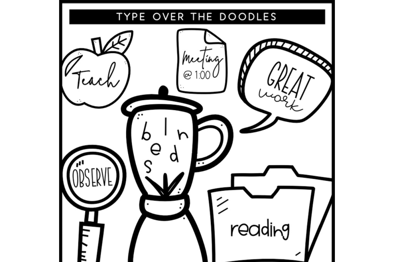 all-the-things-everyday-doodles-font