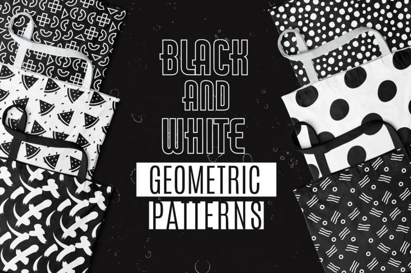 black-and-white-geometric-patterns