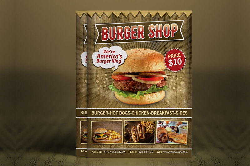 burger-menu-flyer-template