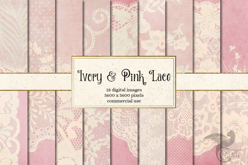 ivory-and-pink-lace-digital-paper