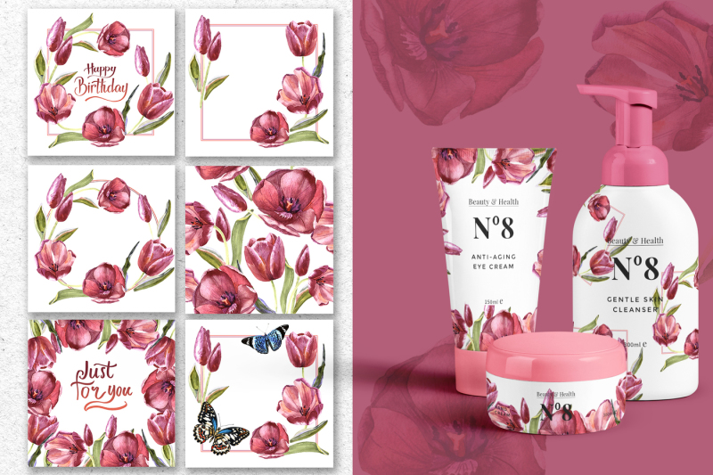 wildflower-red-tulips-png-watercolor-set
