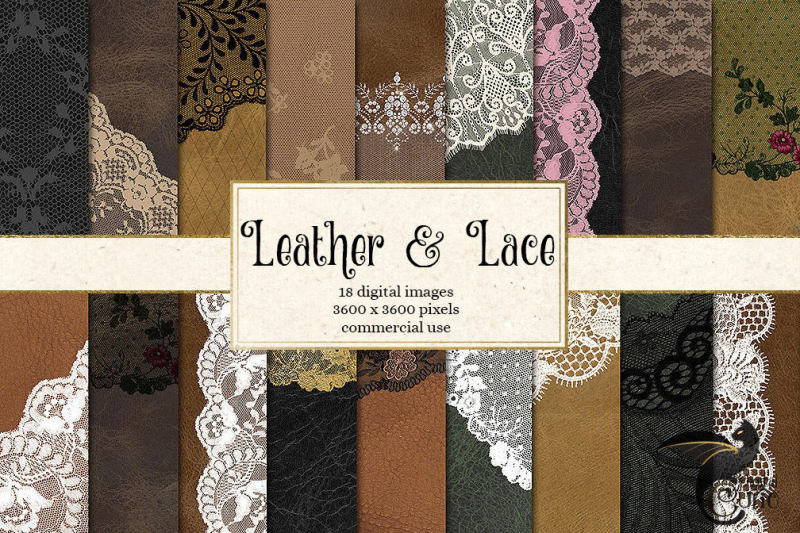 leather-and-lace-digital-paper