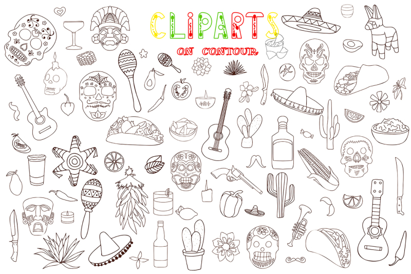 felices-fiestas-clipart-lettering