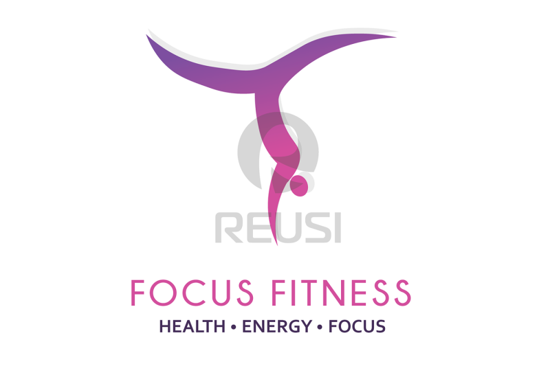 focus-fitness-logo-template