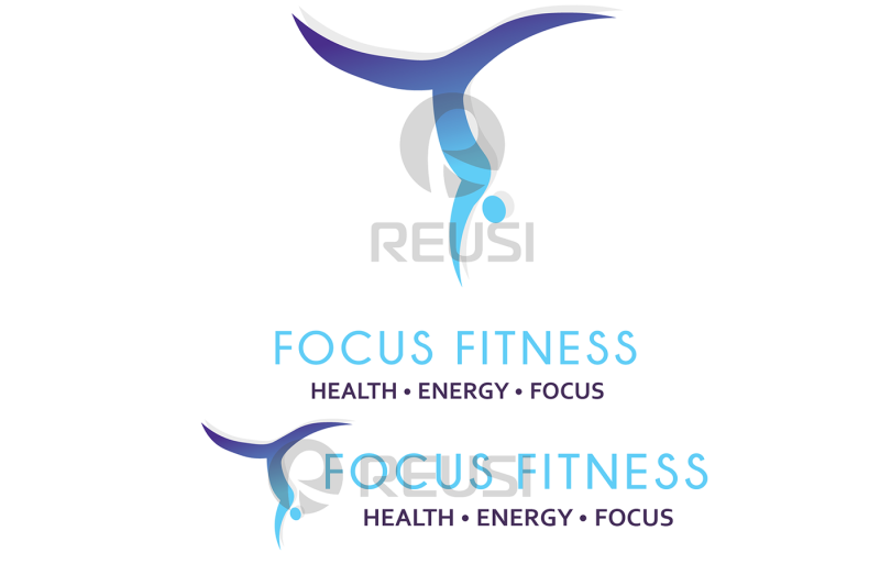 focus-fitness-logo-template